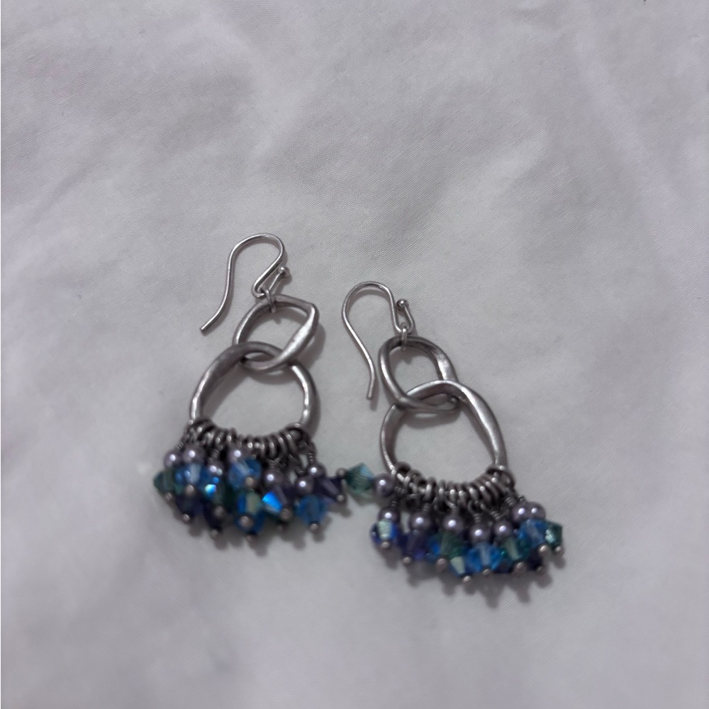 Tres Jolie drop charm Dangle Earrings